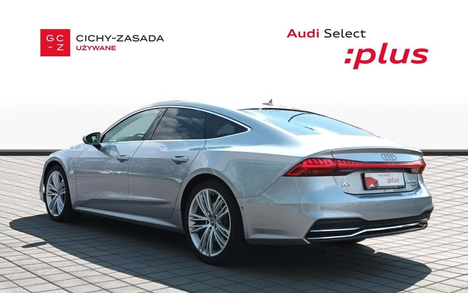 Audi A7 cena 194900 przebieg: 114600, rok produkcji 2019 z Poznań małe 667